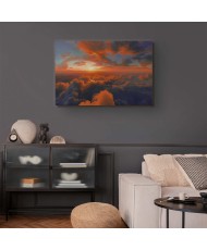 Paveikslas Aušros dangus debesyse