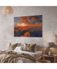 Paveikslas Aušros dangus debesyse