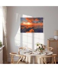 Paveikslas Aušros dangus debesyse