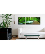 Paveikslas  Forest broadwalk  triptych