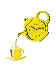 Sieninis laikrodis "Kavinukas su puodeliu"  17 spalvų