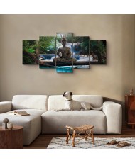 Paveikslas Buda prie krioklio