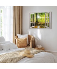 Paveikslas Langas į mišką