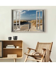 Paveikslas Langas į paplūdimį