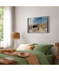 Paveikslas Langas į paplūdimį