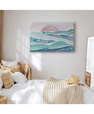 Paveikslas Žuvys bangose