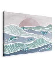 Paveikslas Žuvys bangose