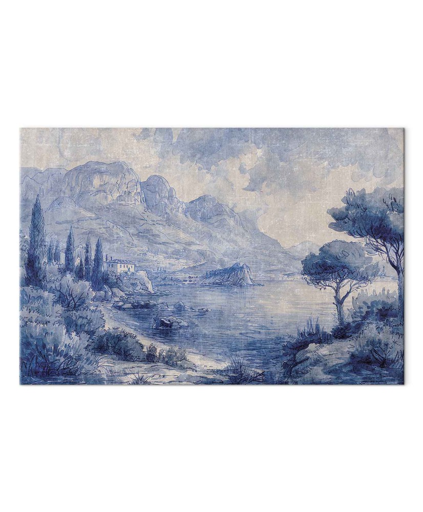 Paveikslas Mėlyna Komo ežero įlanka