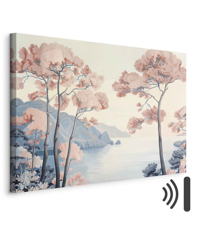 Paveikslas Uolėtas vandenyno krantas