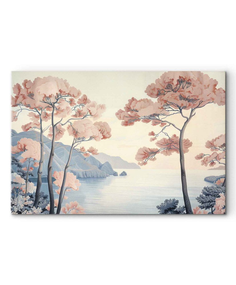 Paveikslas Uolėtas vandenyno krantas