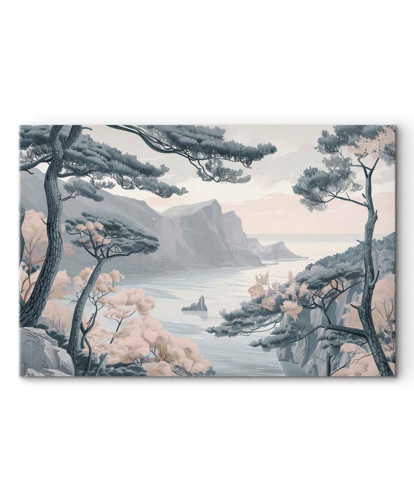 Paveikslas Kalnuota pakrantė