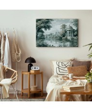 Paveikslas Parko ir ežero peizažas