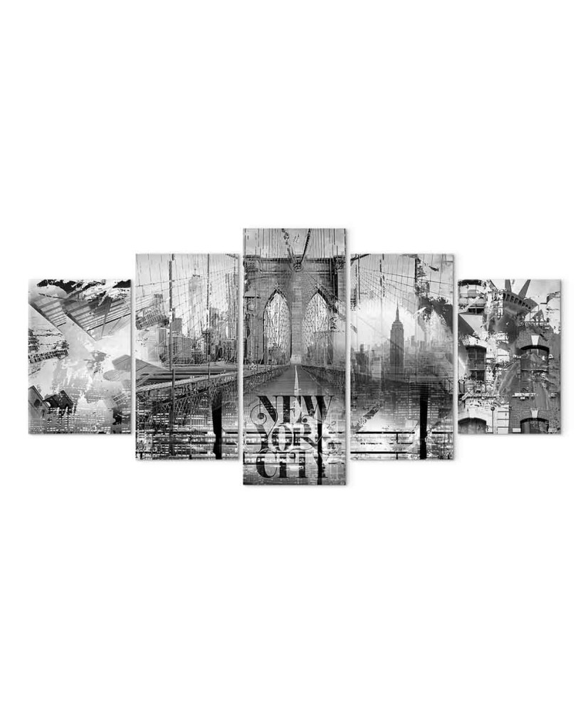 Paveikslas Niujorko koliažas