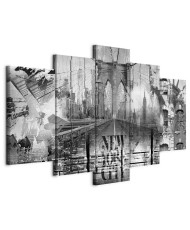 Paveikslas Niujorko koliažas