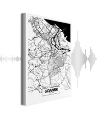 Paveikslas Gdansko miesto planas