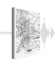 Paveikslas Lodzės miesto planas