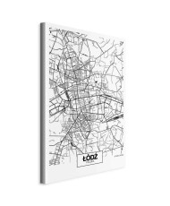 Paveikslas Lodzės miesto planas