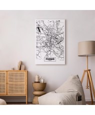 Paveikslas Poznanės miesto planas