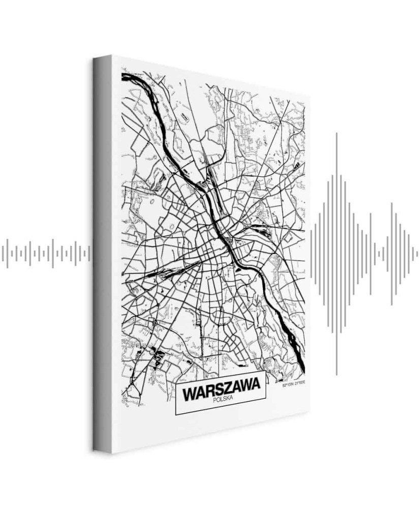 Paveikslas Varšuvos miesto planas