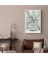 Paveikslas Varšuvos miesto planas