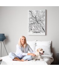 Paveikslas Varšuvos miesto planas