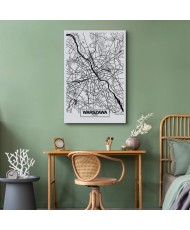 Paveikslas Varšuvos miesto planas