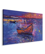 Paveikslas Naktinis ežero peizažas