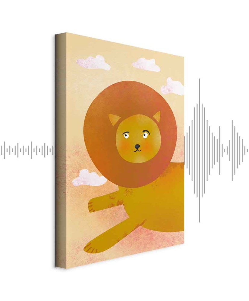 Paveikslas Linksmas liūtas