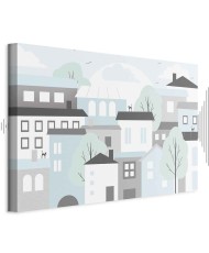 Paveikslas Spalvingas miestelis