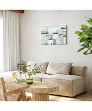 Paveikslas Spalvingas miestelis