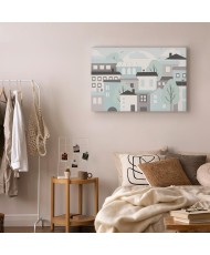 Paveikslas Spalvingas miestelis