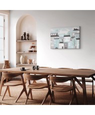 Paveikslas Spalvingas miestelis