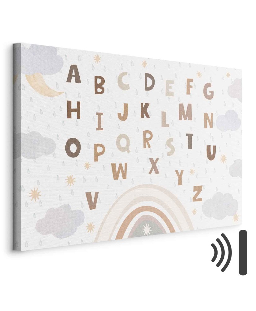 Paveikslas Raidės virš vaivorykštės