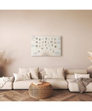 Paveikslas Raidės virš vaivorykštės