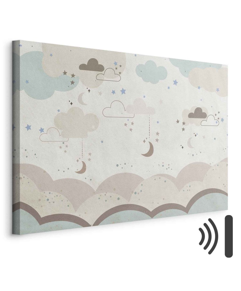 Paveikslas Debesuotas nakties dangus