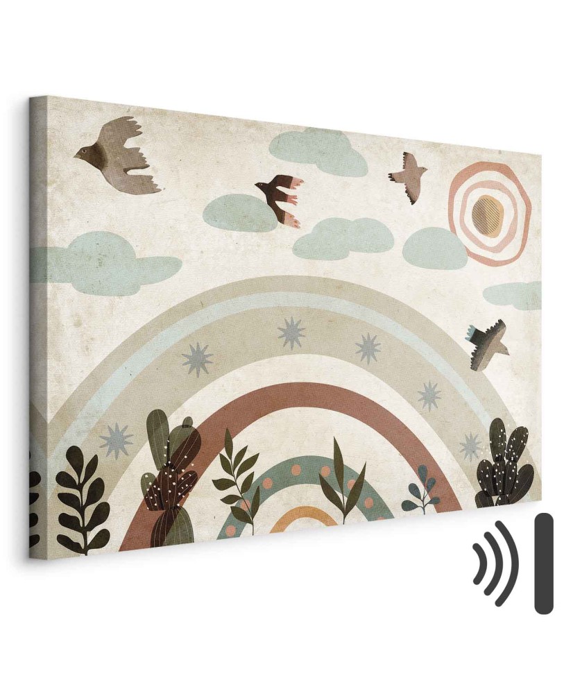 Paveikslas Vaivorykštė ir saulė