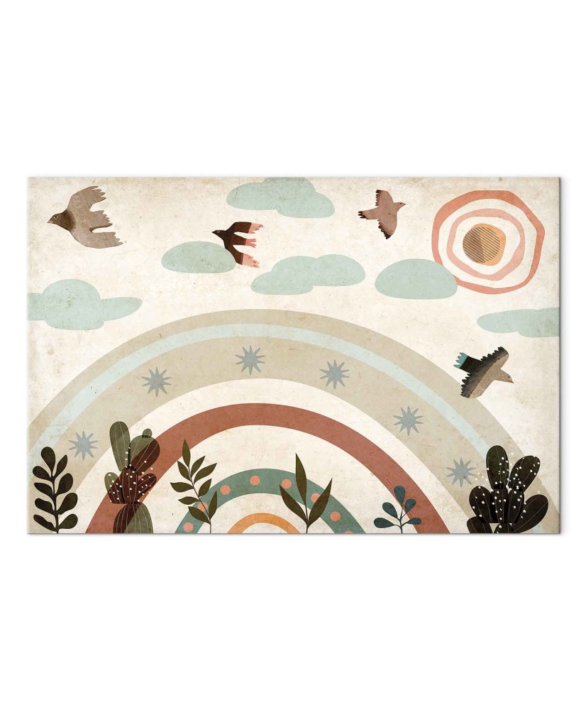 Paveikslas Vaivorykštė ir saulė