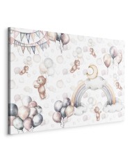 Paveikslas Meškiukai su balionais