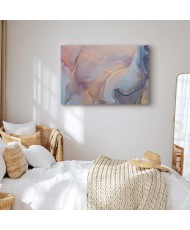 Paveikslas Rožinio ir mėlyno marmuro abstrakcija