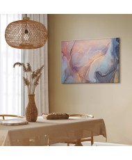 Paveikslas Rožinio ir mėlyno marmuro abstrakcija