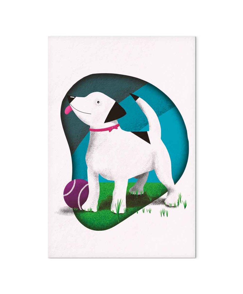 Paveikslas Šuo ir kamuolys