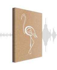 Paveikslas Baltas flamingas