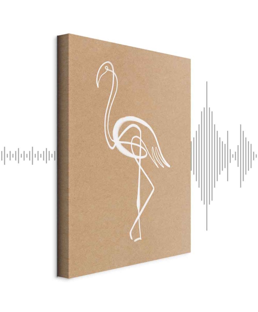 Paveikslas Baltas flamingas