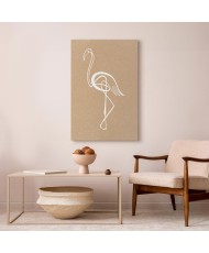 Paveikslas Baltas flamingas