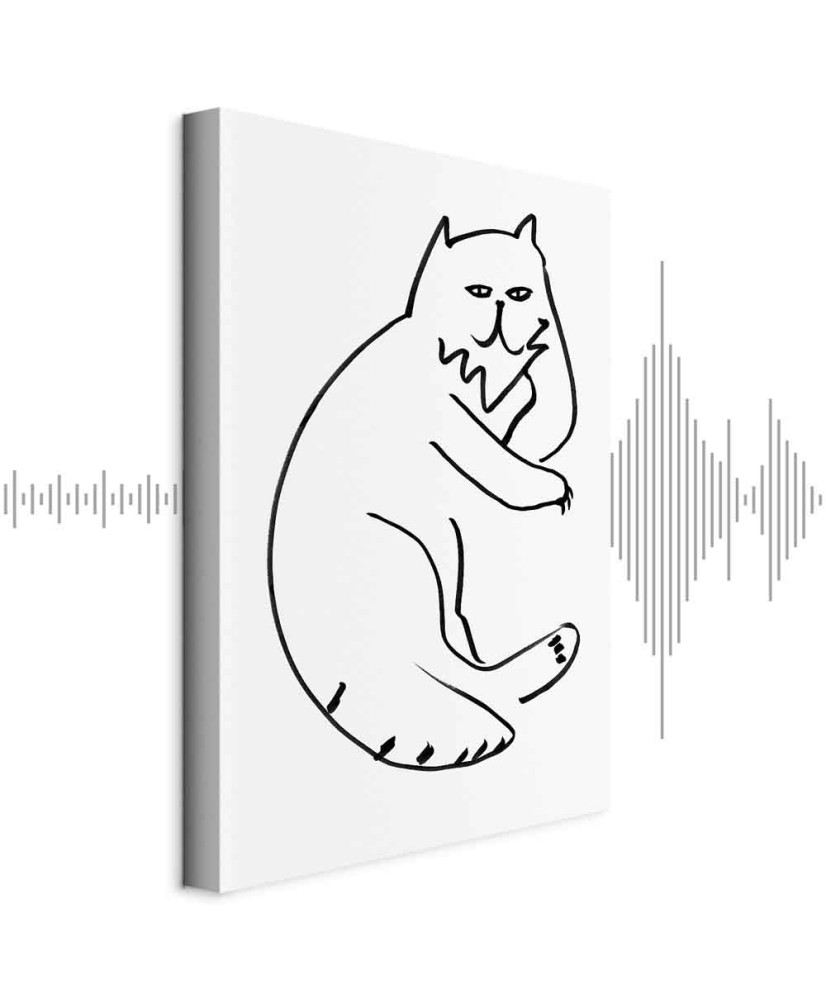 Paveikslas Besiilsintis katinas