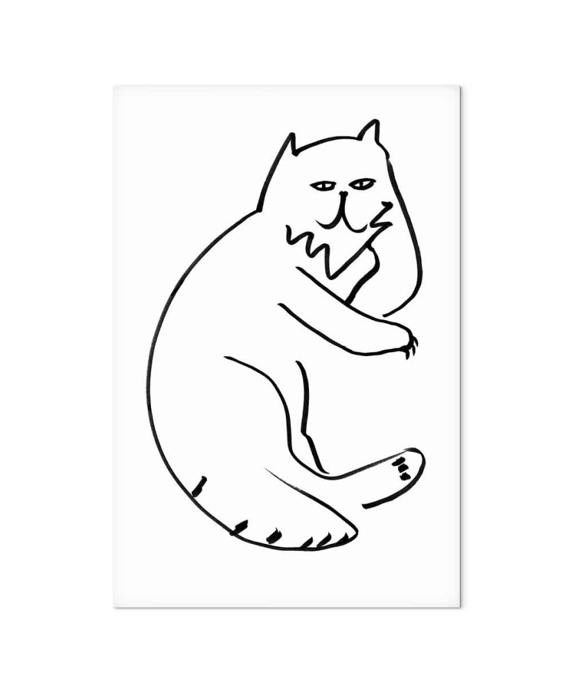 Paveikslas Besiilsintis katinas