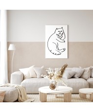 Paveikslas Besiilsintis katinas