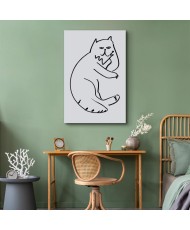 Paveikslas Besiilsintis katinas