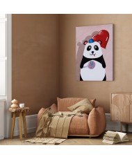 Paveikslas Panda su balionu