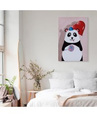 Paveikslas Panda su balionu